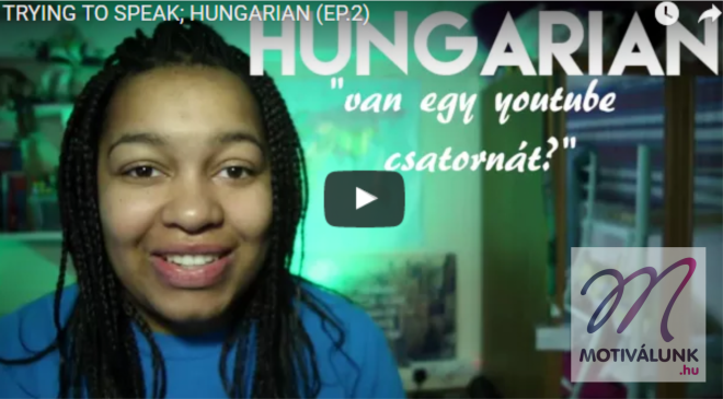 Egy amerikai lány próbál magyarul beszélni! :D 