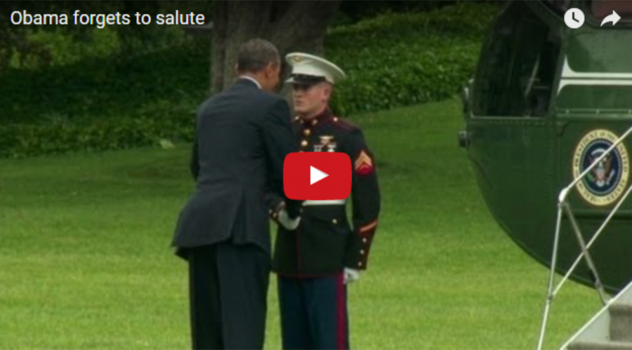 Obama elfelejtett tisztelegni a katonának. Aztán olyan dolgot csinált, amire nem számítottam!