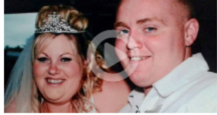 A túlsúlyos pár annyira kiakadt az esküvői képektől, hogy elszánt fogyókúrába fogtak – Íme az eredmény!