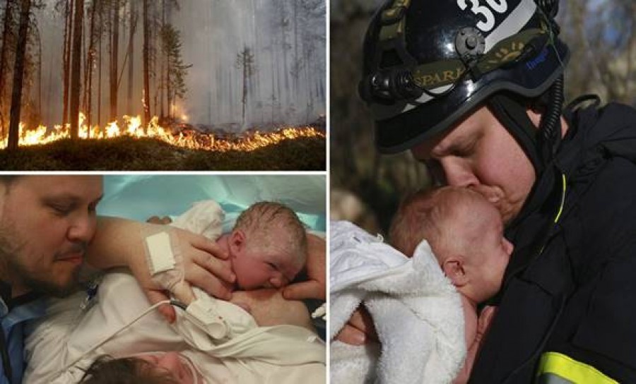 Szívszorító kép terjed a neten egy önkéntes tűzoltóról – Annyira büszkék vagyunk rá!