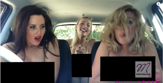 3 nő ül a kocsiban és táncolnak... DE HOGY?!?!