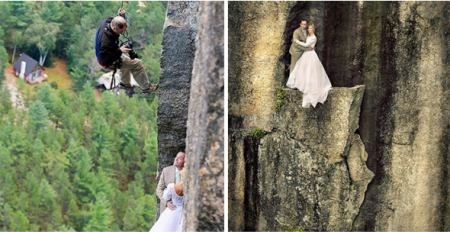 Esküvői fotósok, akik bevállalják a lehetetlent! 